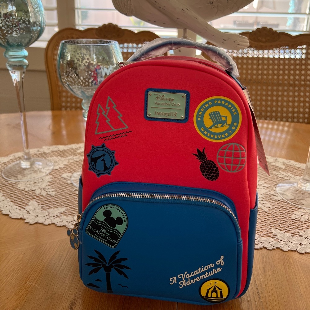 Loungefly Exclusive Vacation Club Backpack! ~ Brand New!